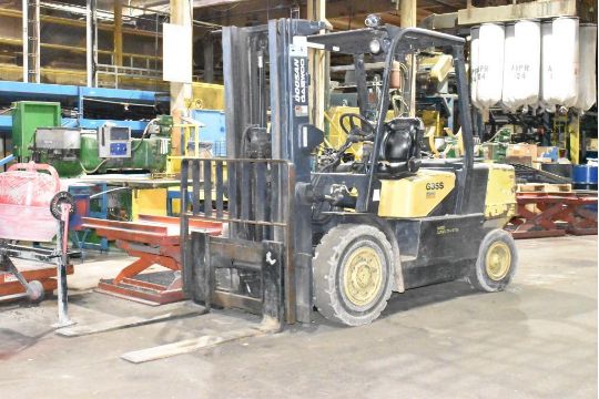 DOOSAN G35S-2 LPG FORKLIFT WITH 5900LBS CAPACITY, 185”…