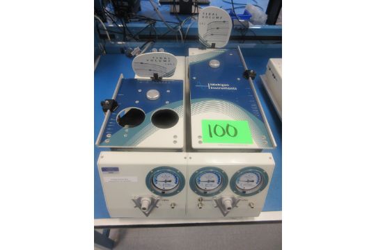 MICHIGAN INSTRUMENTS MDL. 16100-AIN TEST LUNG SIMULATORS,…