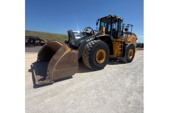 2018 JOHN DEERE 744K-II WHEEL LOADER