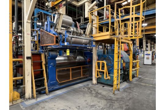 2 ADAMSON UNITED rubber mills, each equipped…