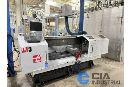 HAAS MODEL TL-3 CNC 2-HEAD LATHE; S/N 3025189, 12