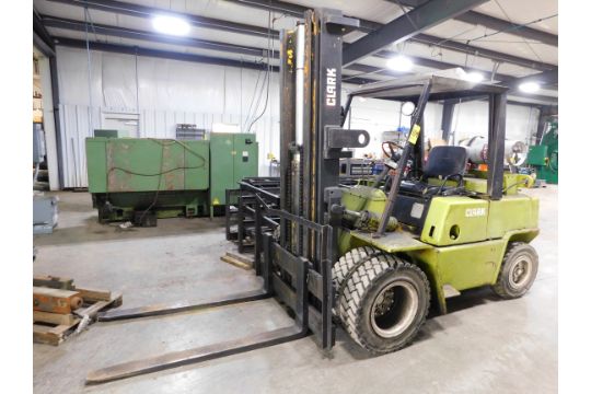 Clark Model C 500 Y 80 Forklift, s/n Y685 258 4245,…
