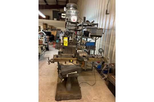 VERTICAL MILL, SHARP MDL. L.M.V, S/N 10717436…