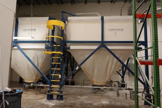 Contemar Indoor Flexible Fabric Flour Silo System including…