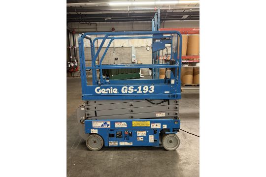 Genie GS-193 Electric Scissor Lift