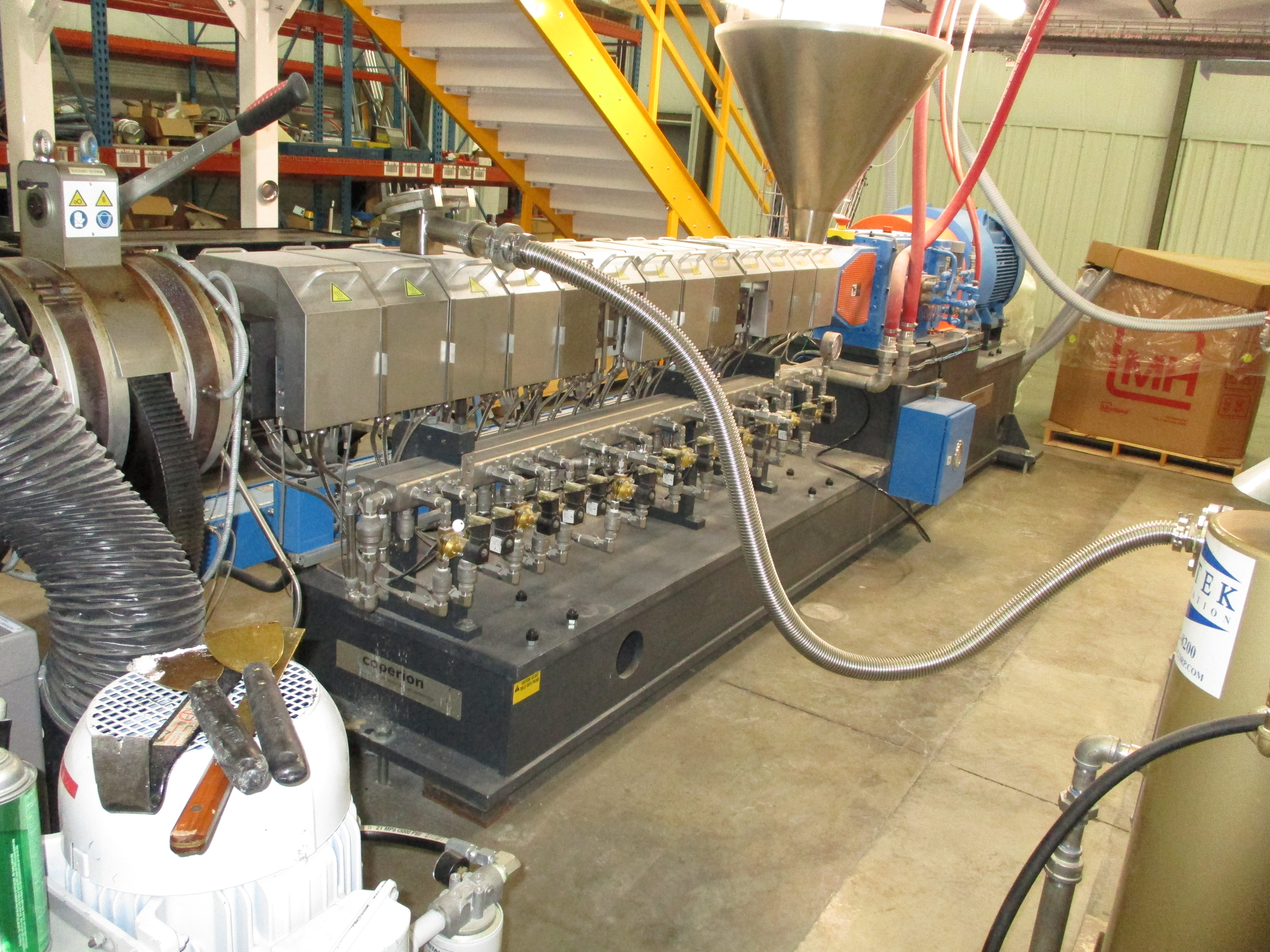 Assets of Void Technologies’ Compounding Division — Site Repurposing: Coperion/Maag/Gala Pelletizing Lines, Lab Equipment & Rolling Stock