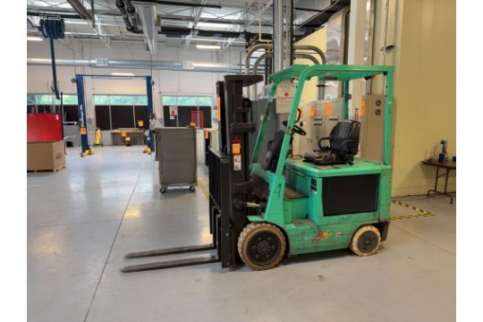 Mitsubishi 2FBC25 5,000 lb. cap. Electric Cushion Tire…