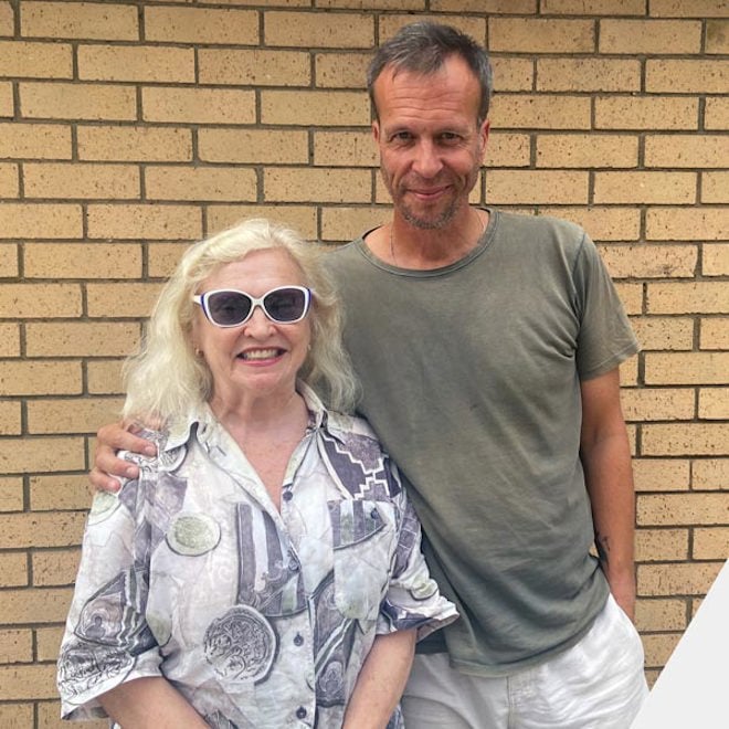 Sandra Dickinson and John Schwab