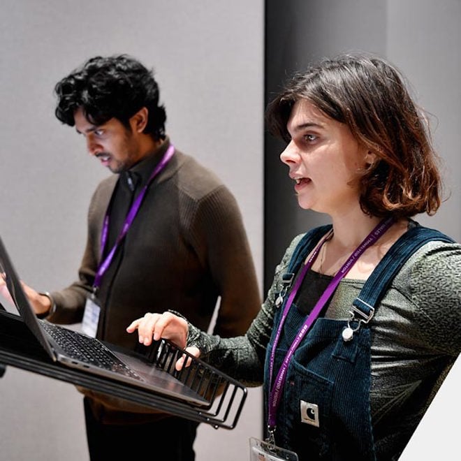 Gavi Singh Chera and Gwyneth Keyworth recording Lonely No More