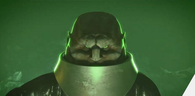 A screenshot of the video teaser for Rutans vs Sontarans