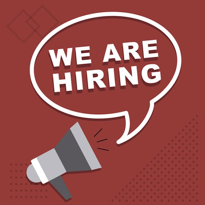 We are hiring
