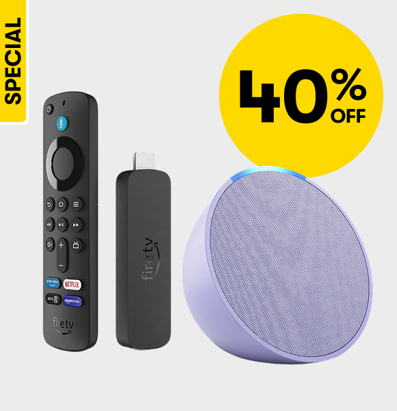 40% off selected Amazon Smart Speakers & Fire TV Sticks