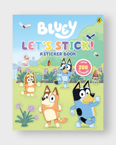 Bluey: Let's Stick! Sticker Book