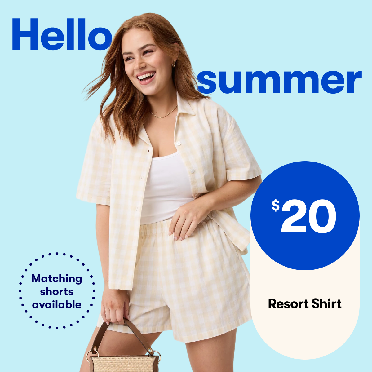 Hello summer - $20 Resort Shirt