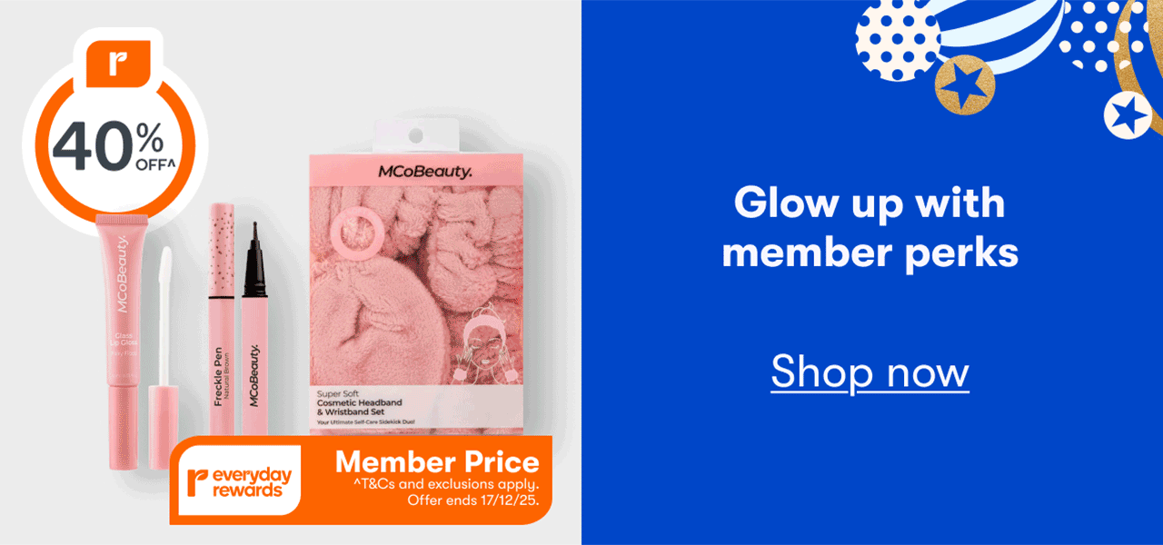 40% Off^ Member price on selected cosmetics | ^T&Cs and excl. apply. Offer ends 17/12/2025