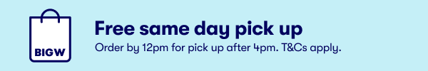 Free same day pick up | Order by 12pm for pick up after 4pm. T&Cs apply.