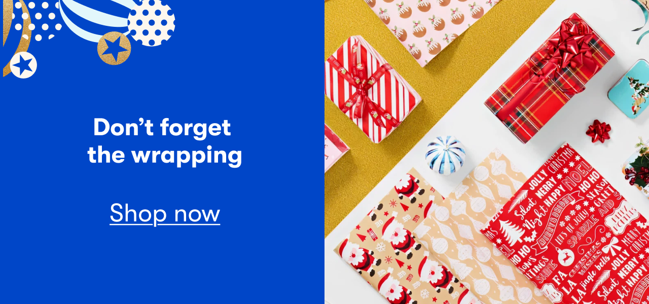 Don't forget the wrapping - Shop Now