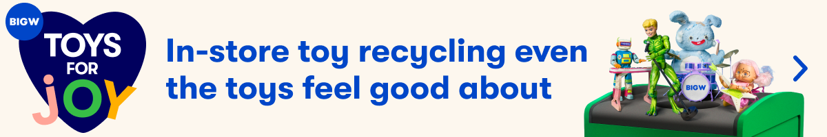 Toys for Joy - in-store toy recycling even the toys feel good about - learn more