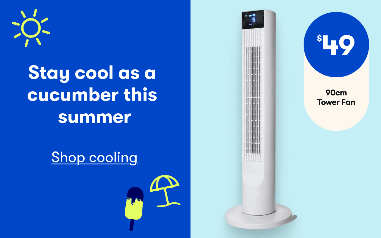 Stay cool as cucumber this summer - Shop cooling fans