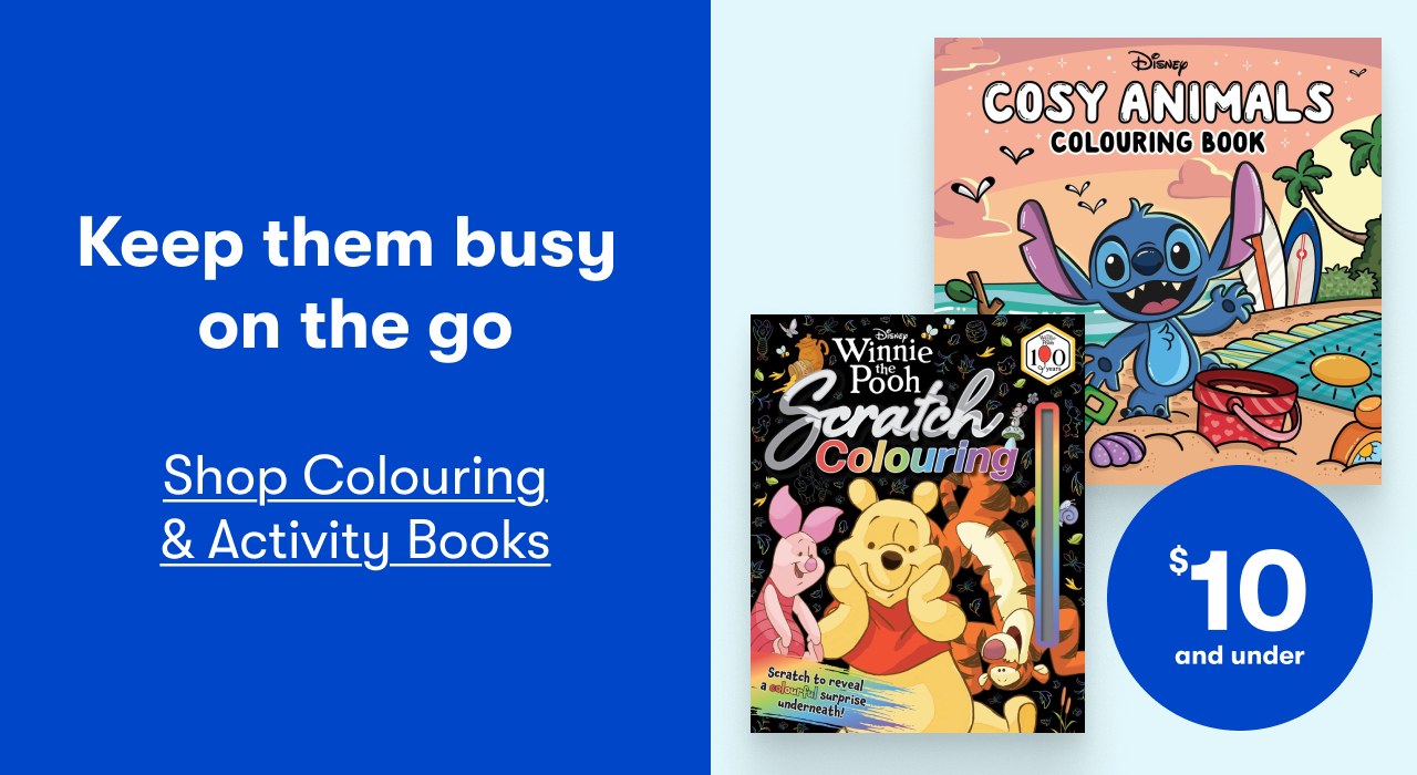 Keep them busy on the go - Shop colouring & activity books