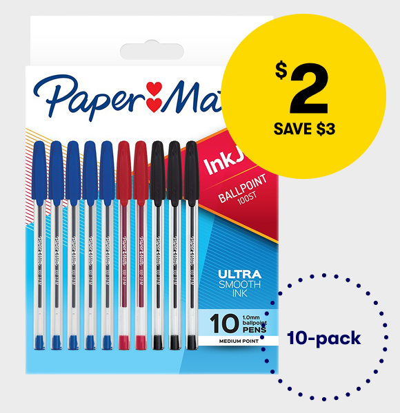 Paper Mate Pens 10-pack $2 SAVE $3