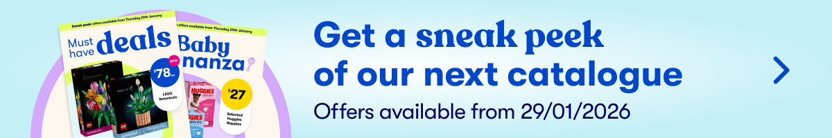 Get a sneak peek of our next catalogue | Offers available from 29/01/2025