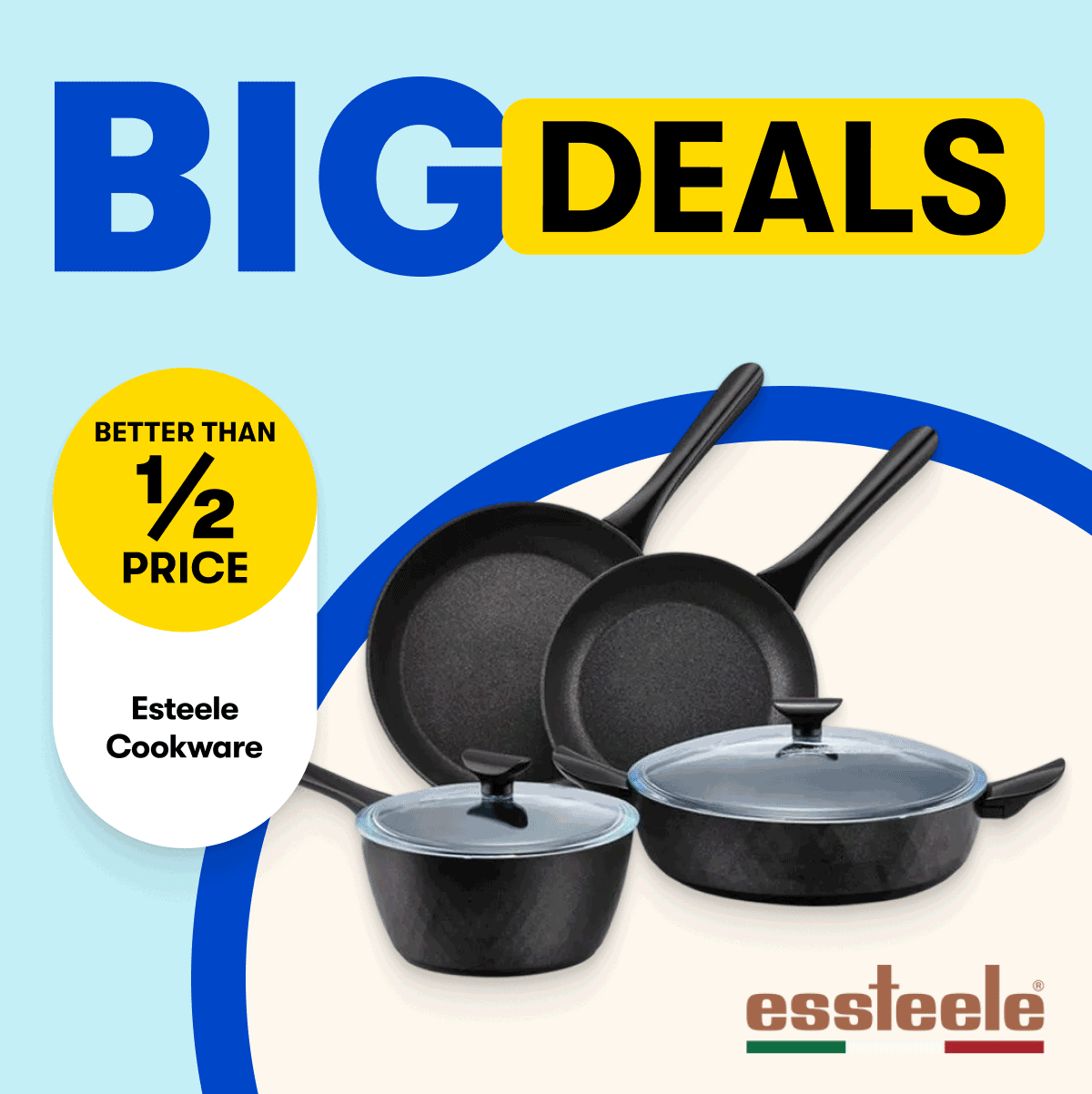 Better than 1/2 Price Esteele Cookware | Up to 20% off Revlon Hair Styling Tools | $219 SAVE $30 Birkenstock Boston Clogs