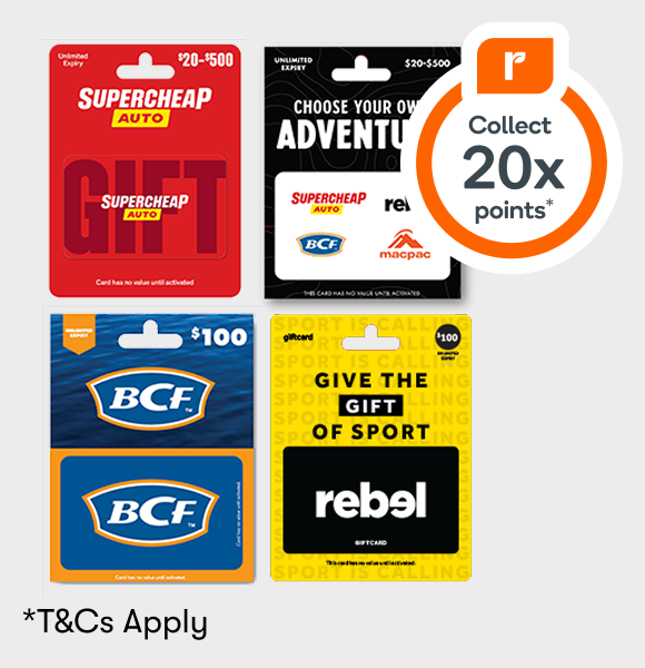 Collect 20x Everyday Rewards Points - T&Cs Apply