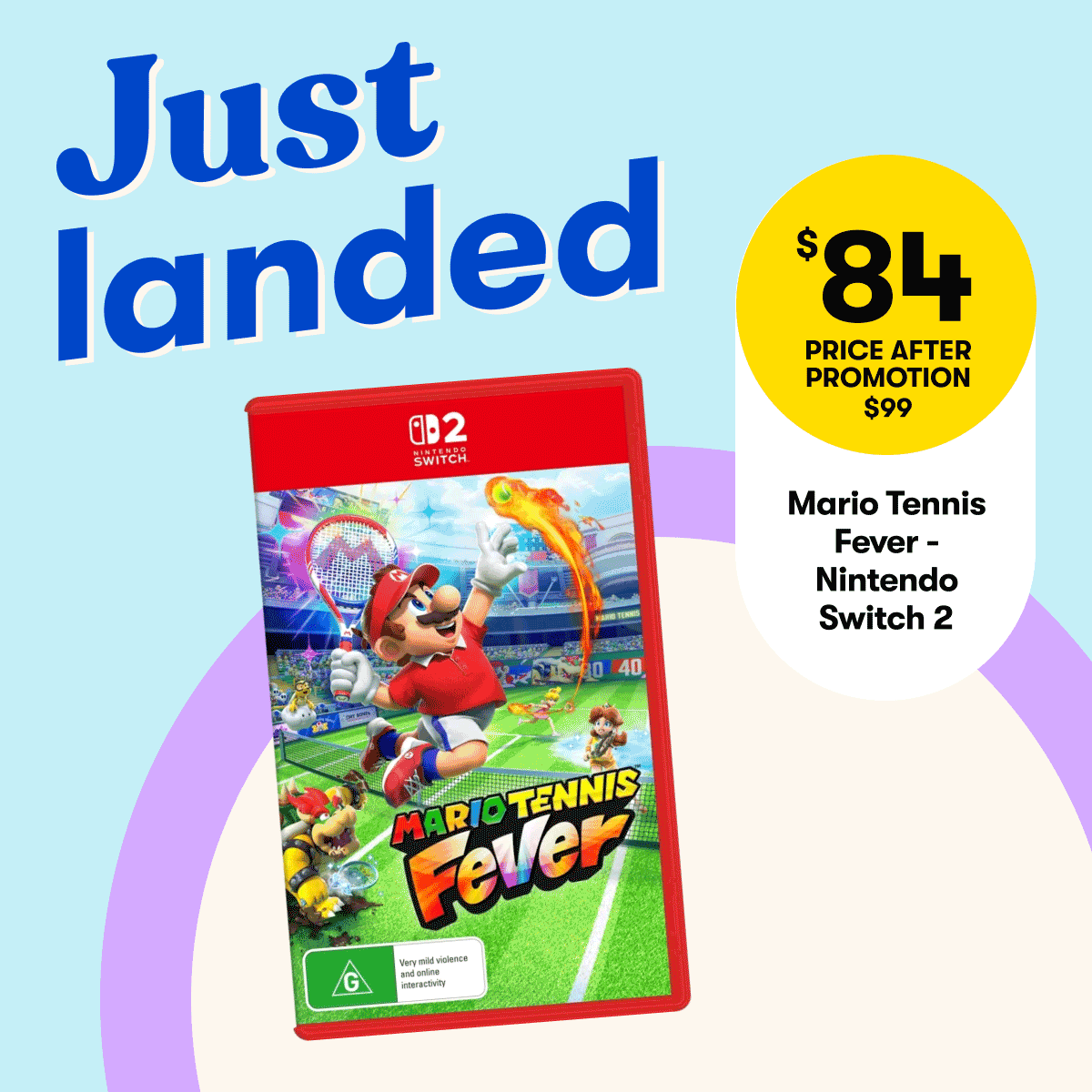 Just landed: $18ea New fiction books | $15ea Masterclass Baking Stoneware Dishes | $99 Mario Tennis Fever - Nintendo Switch 2