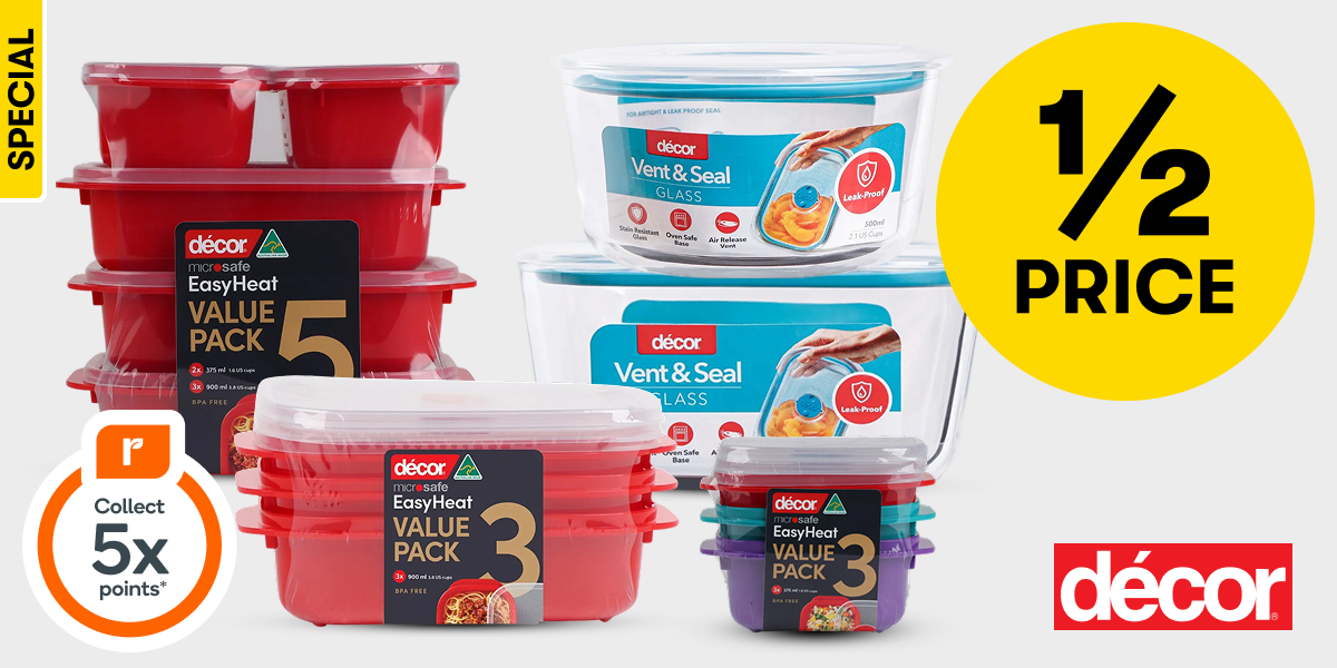 1/2 Price Selected Decor Food Storage