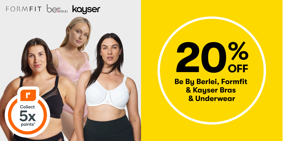 20% OFF Be By Berlei, Formfit & Kayser Bras & Underwear
