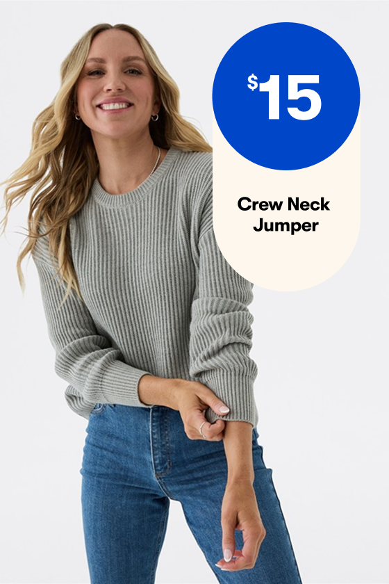 $15 Crew Neck Jumper
