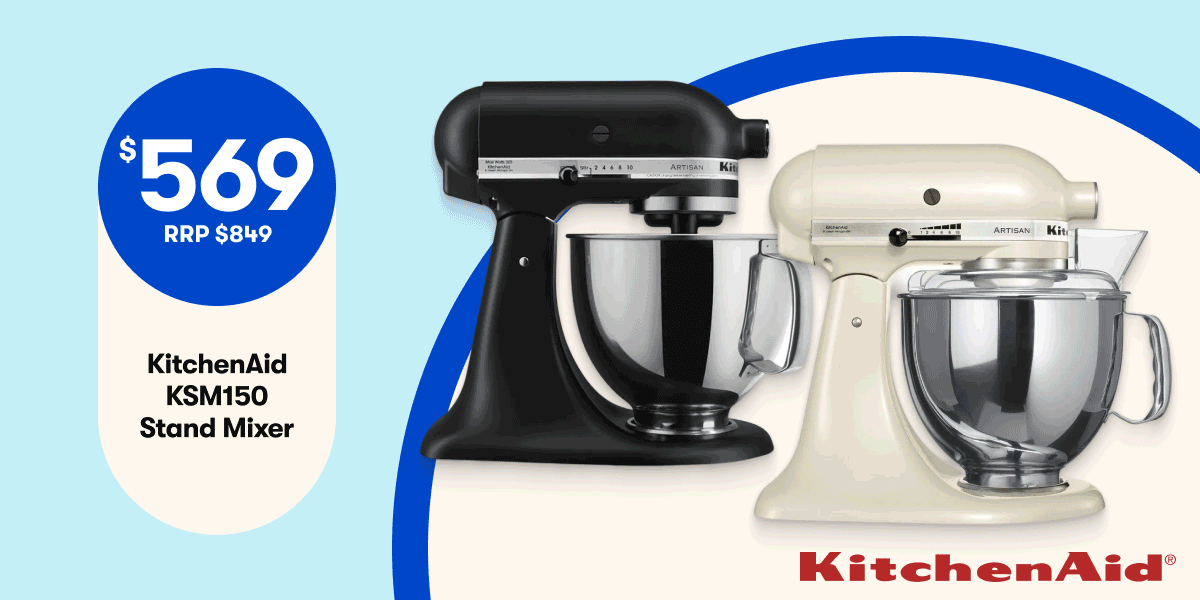 $599 RRP $849 or $577 RRP $849 KitchenAid Stand Mixers 