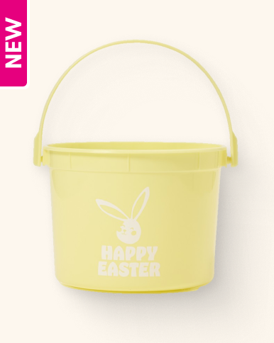 Easter Plastic Bucket - Yellow