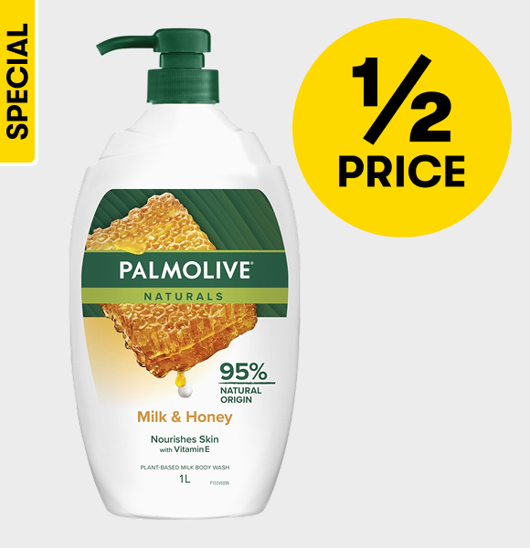 1/2 PRICE Palmolive Body Wash 1L