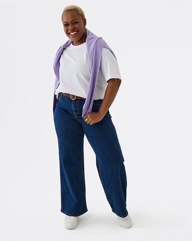 Avella Women's Wide Leg Jeans - Atlantis Wash