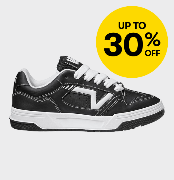 Up to 30% off Vans footwear