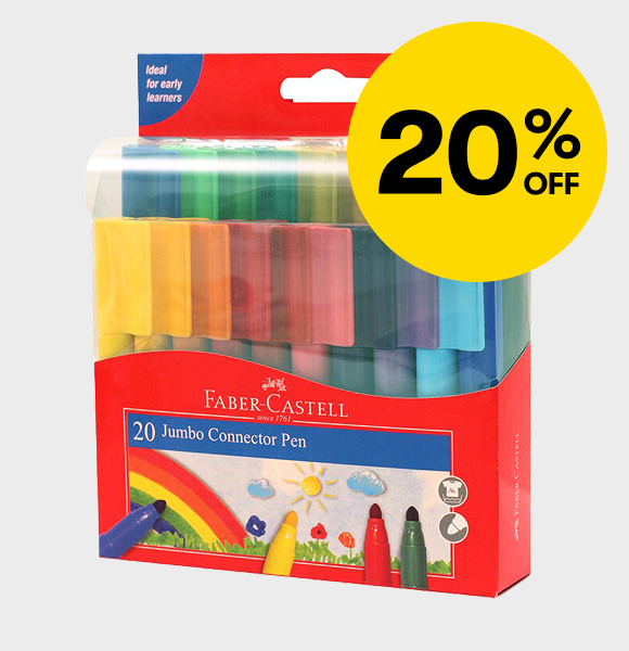 20% OFF Selected Faber-Castell