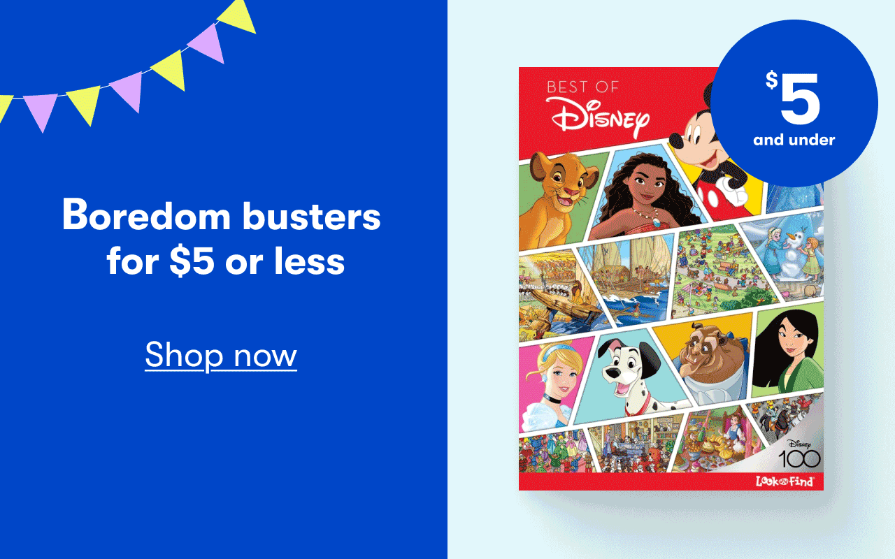 Boredom busters for $5 or less