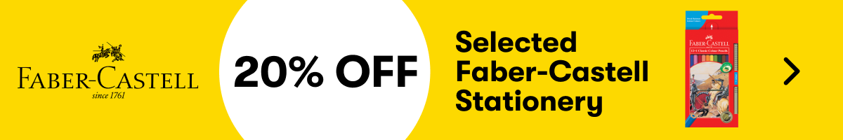 20% OFF Faber-Castell Stationery