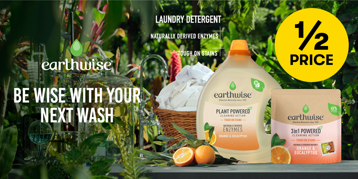 1/2 PRICE | BE WISE WITH YOUR NEXT WASH