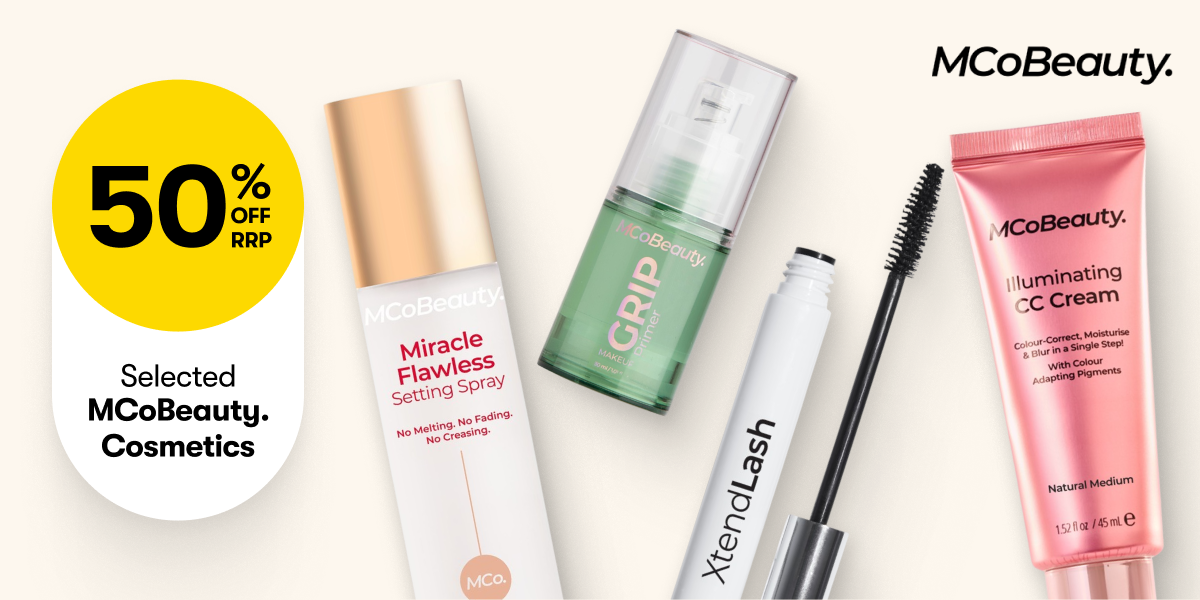 50% OFF RRP Selected MCoBeauty Cosmetics