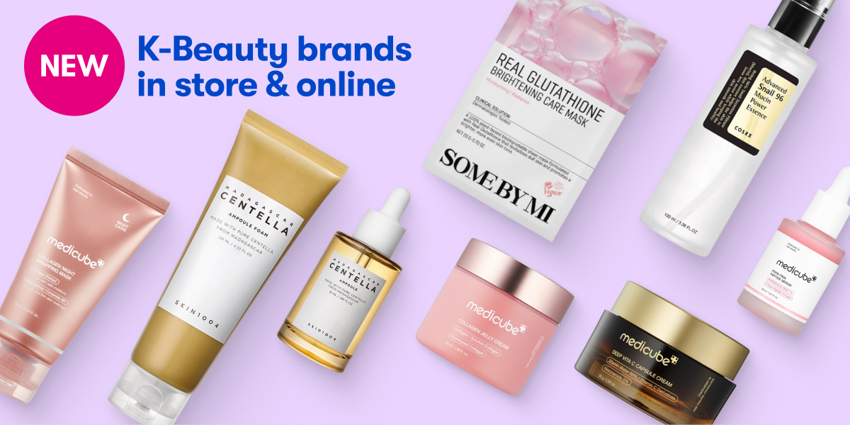 NEW K-Beauty brands - In-store and Online
