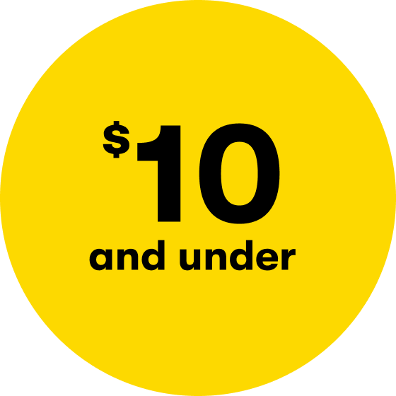 $10 and under