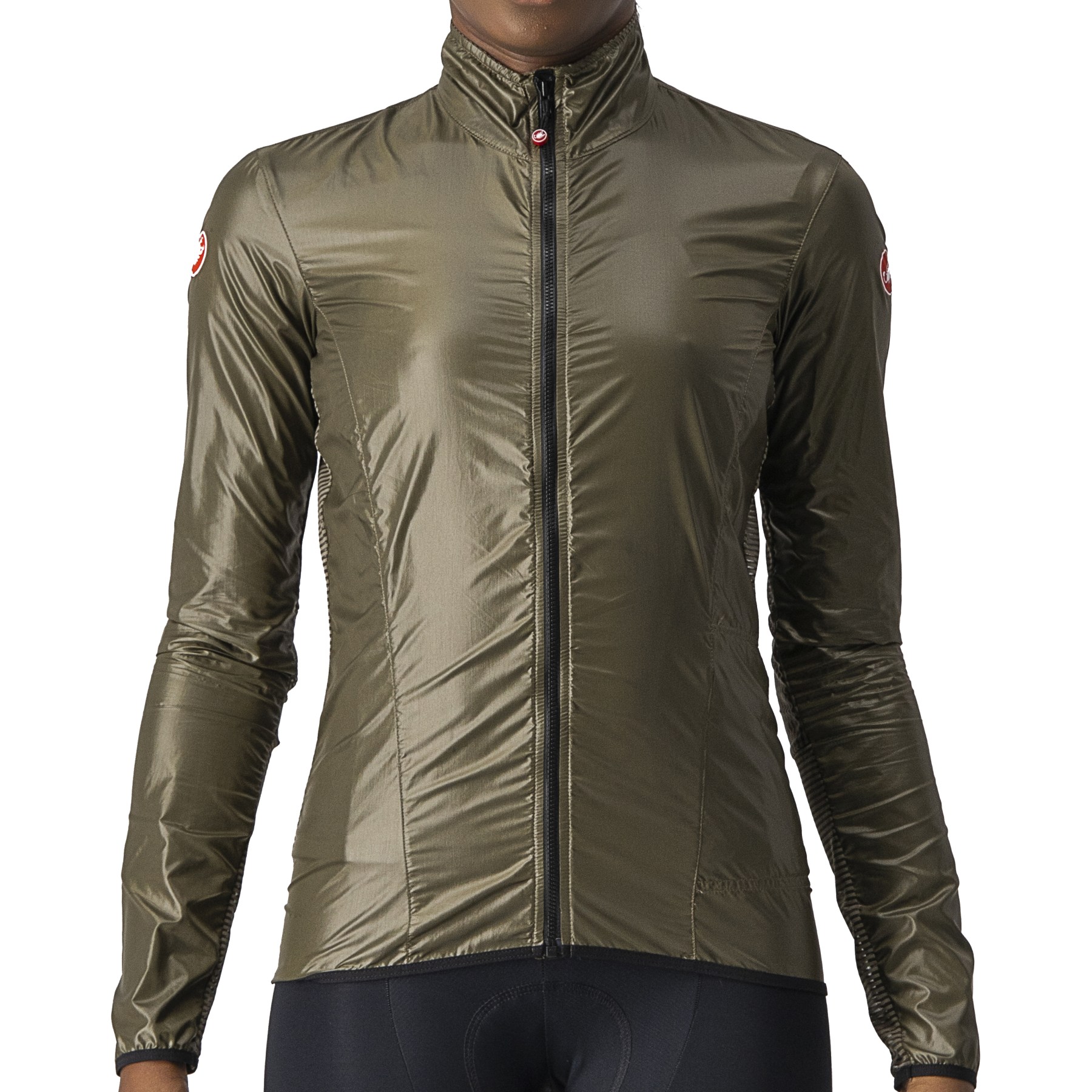 Castelli Aria Shell Jacke Damen - moss brown 232