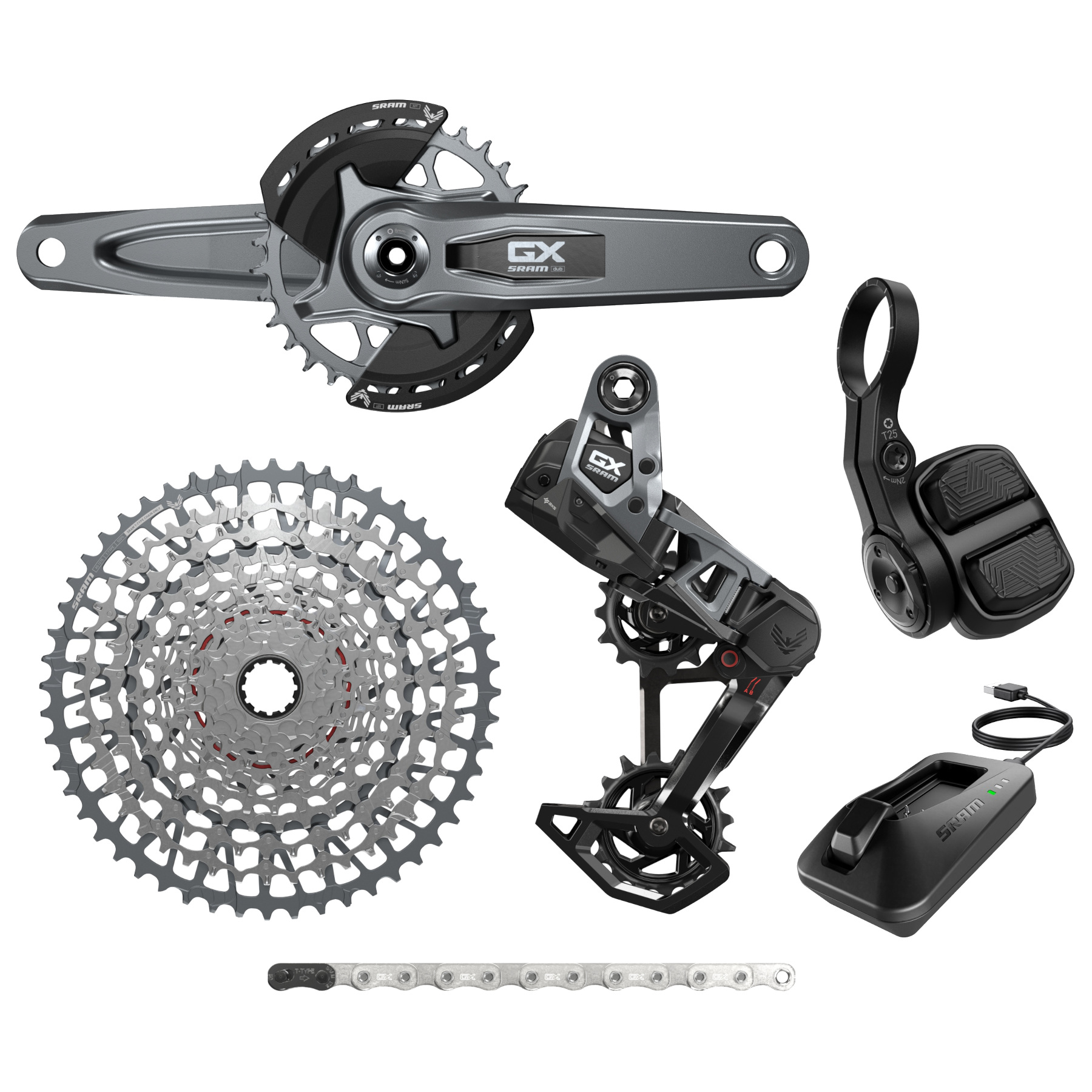 SRAM GX Eagle Transmission Schaltgruppe - AXS | T-Type | D1