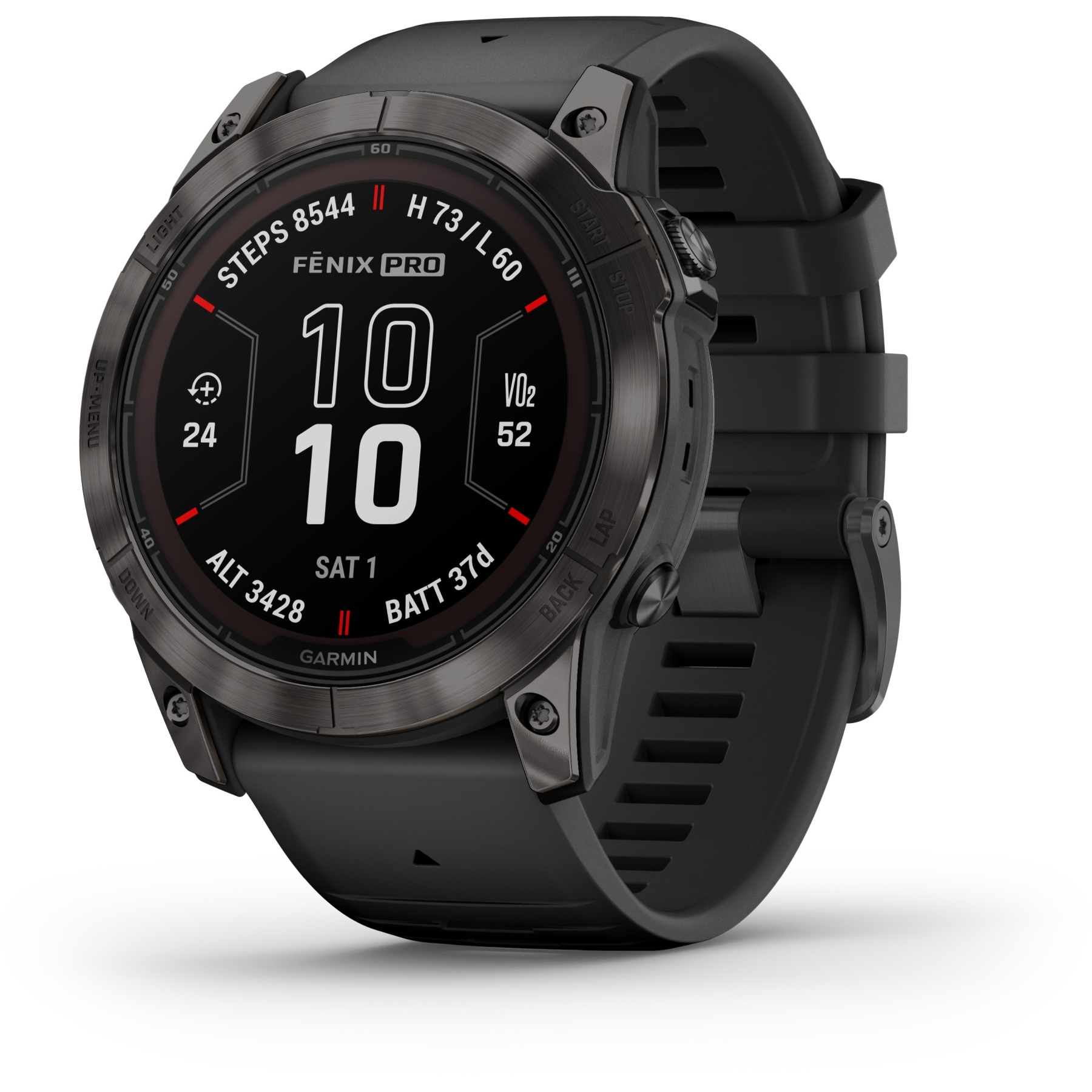 Garmin Fenix 7X Pro Saphire Solar GPS Smartwatch - 51mm - Carbon/Grau