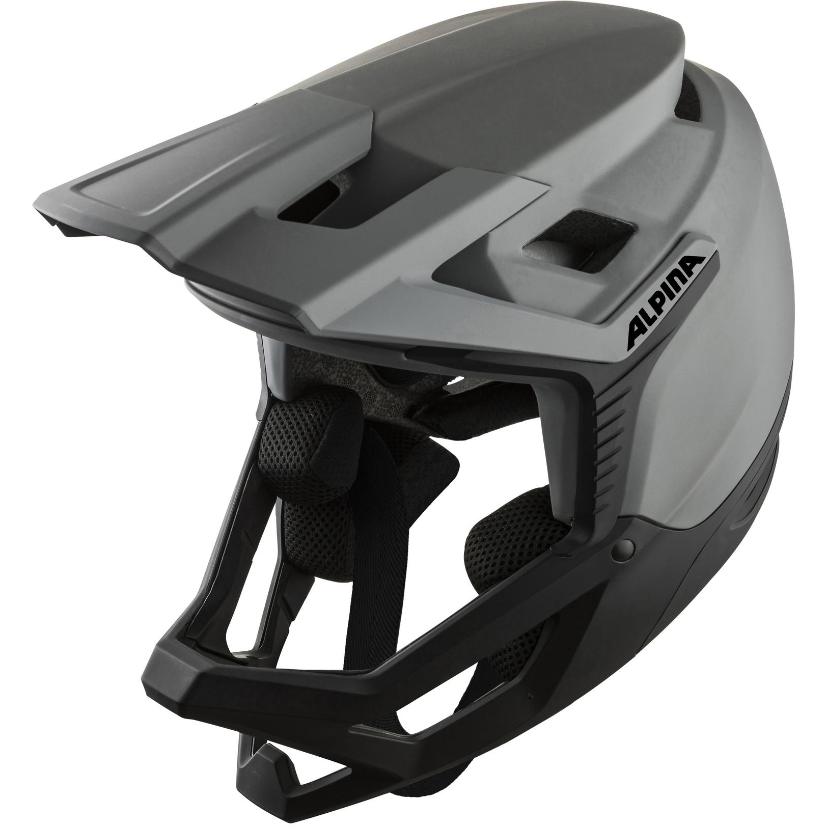 Alpina Roca Fullface Helm - coffee-grey matt