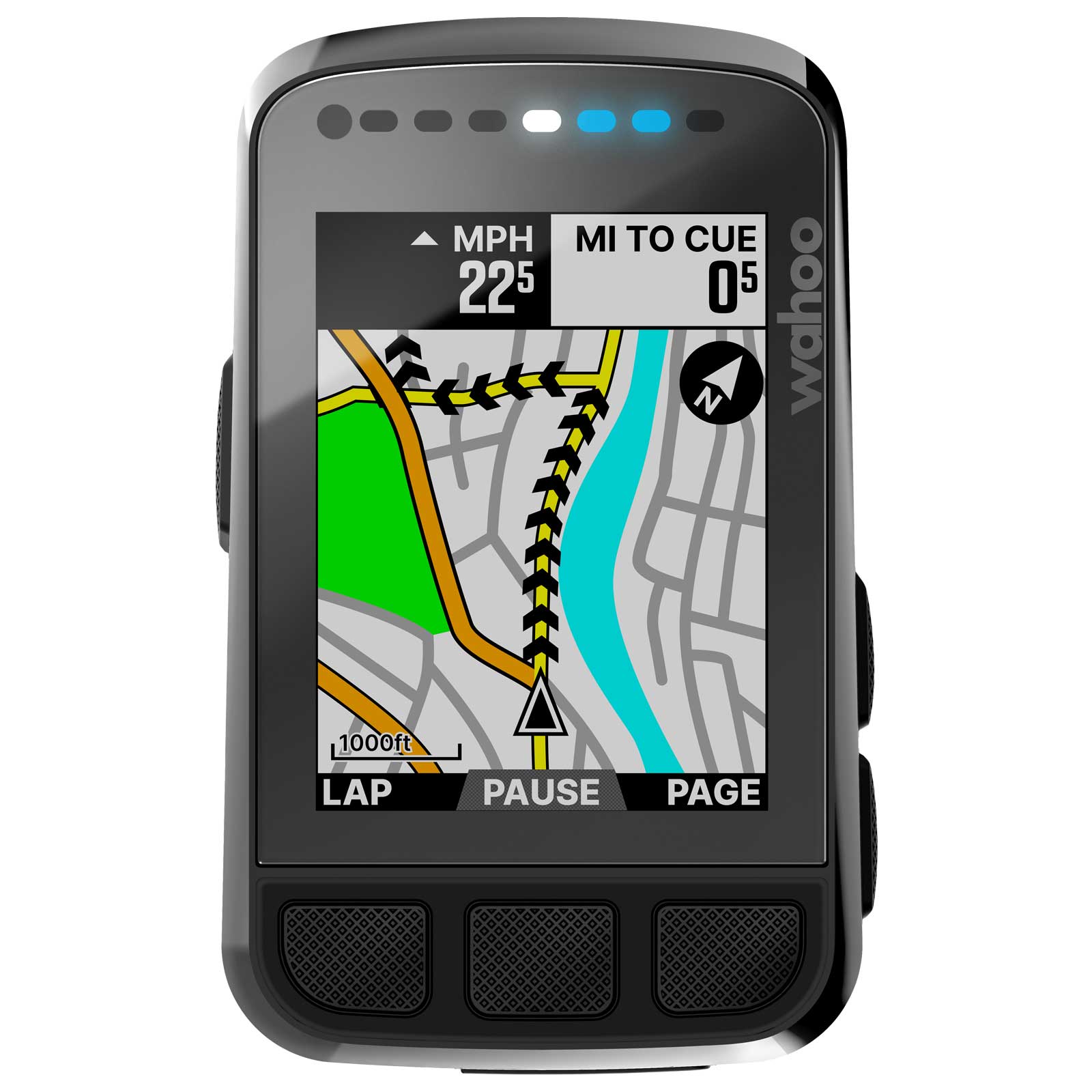 Wahoo ELEMNT BOLT 2.0 GPS Fahrradcomputer - schwarz