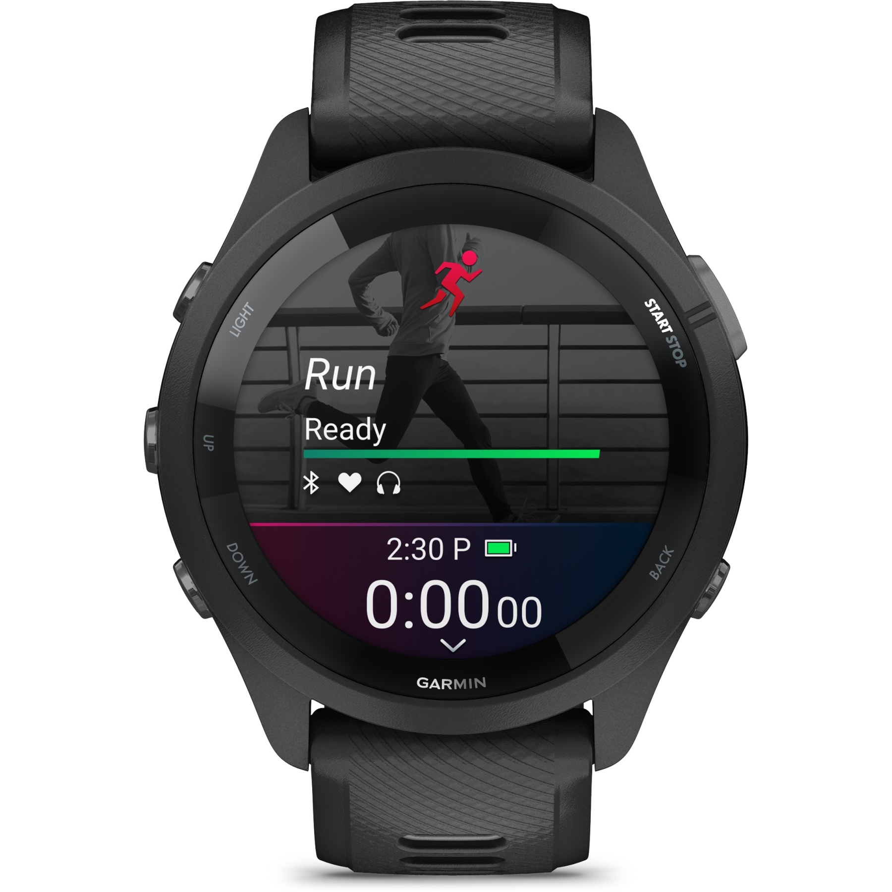 Garmin Forerunner 265 GPS Laufuhr - schwarz/hellgrau